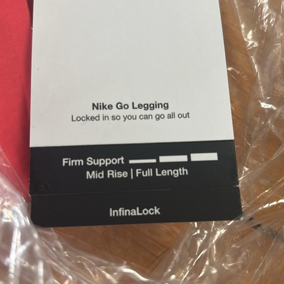 NWT Nike Go Firm Support Mid-Rise Full Length Leggings w/ Pockets Size M (8-10) - Picture 5 of 13